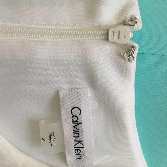 NWT Calvin Klein Color Block Sheath Dress - Picture 6 of 8